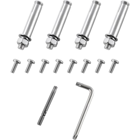 Global Industrial Replacement Hardware Kit For 761216 Outdoor Drinking Fountains 604026